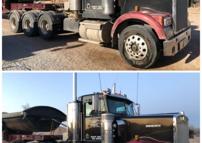 Truck and Trailer Before and After